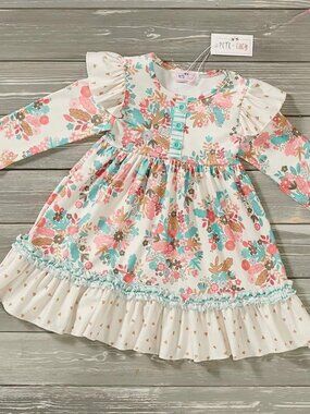 Bunch of Flowers & Boys: Girl's Dress